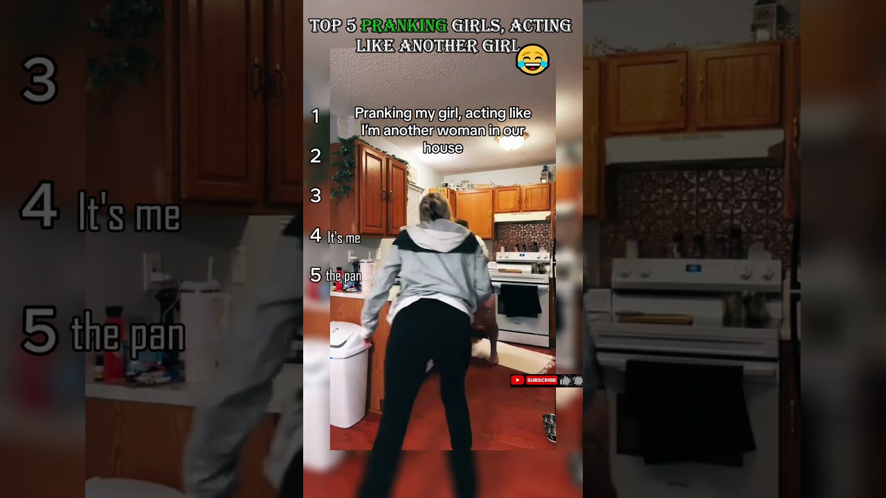 Top 5  Husbands Pretended to Be &ldquo;Another Girl&rdquo; &ndash; Prank Reactions! 😂