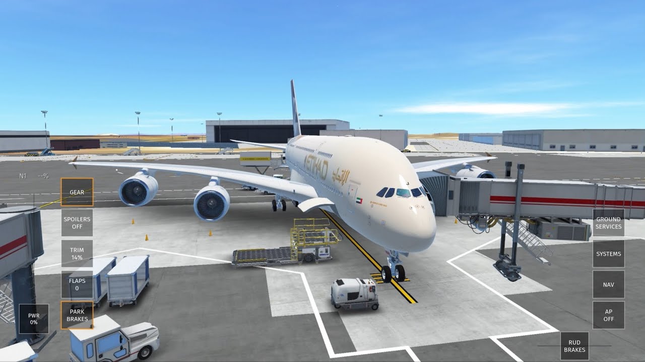 *Zero Visibility Landing* AIRBUS A380 | Etihad Airlines FAOR - OMAA (Full Flight)