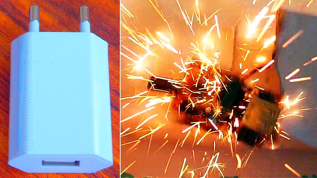 Смертоносное USB-зарядное устройство (поддельное Apple) + Взрывы