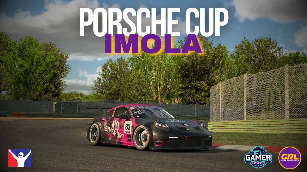 LIVE: Season 2 GRL Euro Porsche Cup! Round 3 - Immaculate Imola | F1GamerDad Broadcast on iRacing