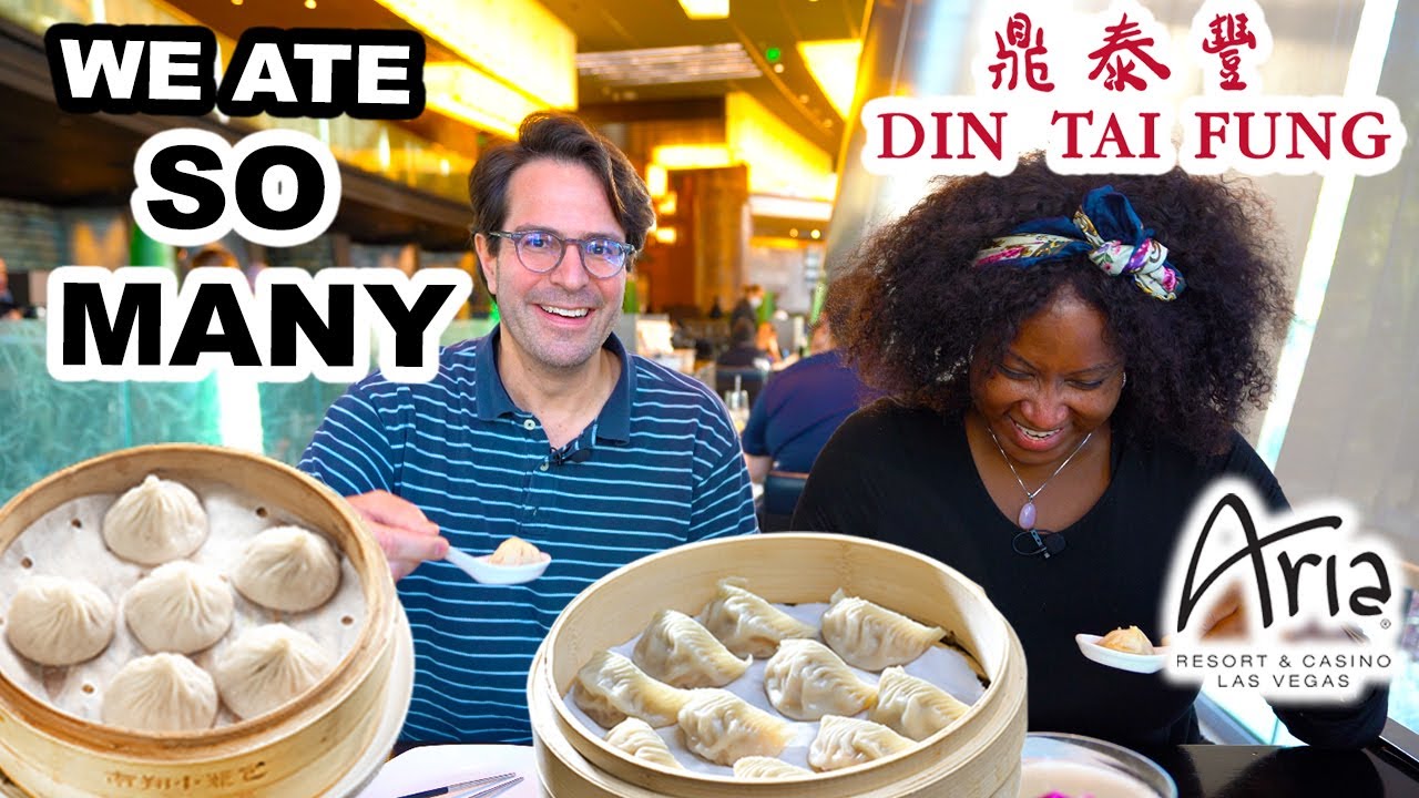 BEST SOUP DUMPLINGS in LAS VEGAS! Din Tai Fung @ Aria 🥟