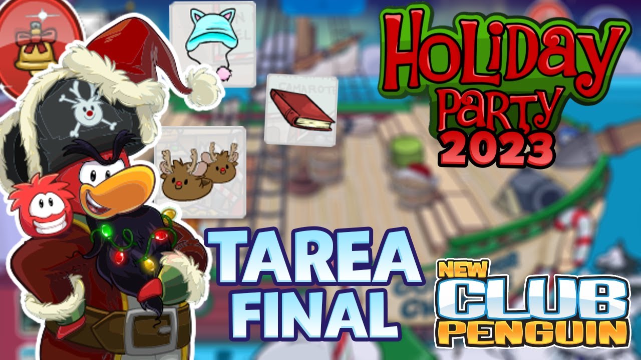 GUÍA para COMPLETAR la TAREA FINAL de RORY (Fiesta de Navidad 2023) - New Club Penguin 🎄📦 #3