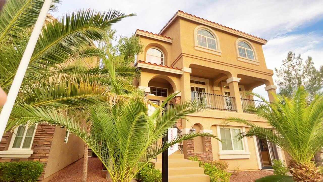 3-Story Home in Las Vegas - Sapphire Model by American West Homes, 2995 SqFt, 4 Beds, 3.5Baths, 395K