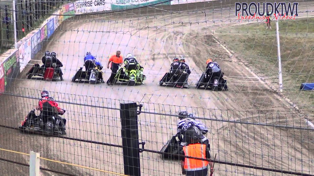 Gisborne Speedway - 4k Sidecar Crash 11.12.15