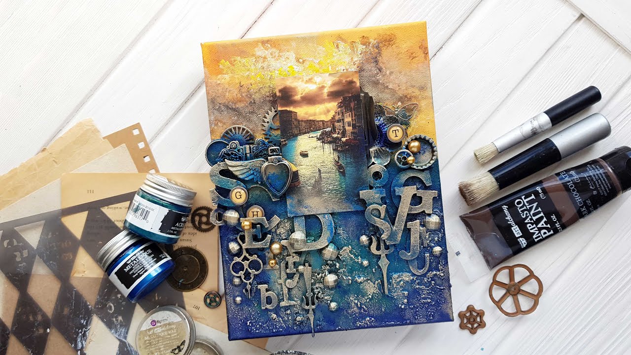 Mixed media canvas 