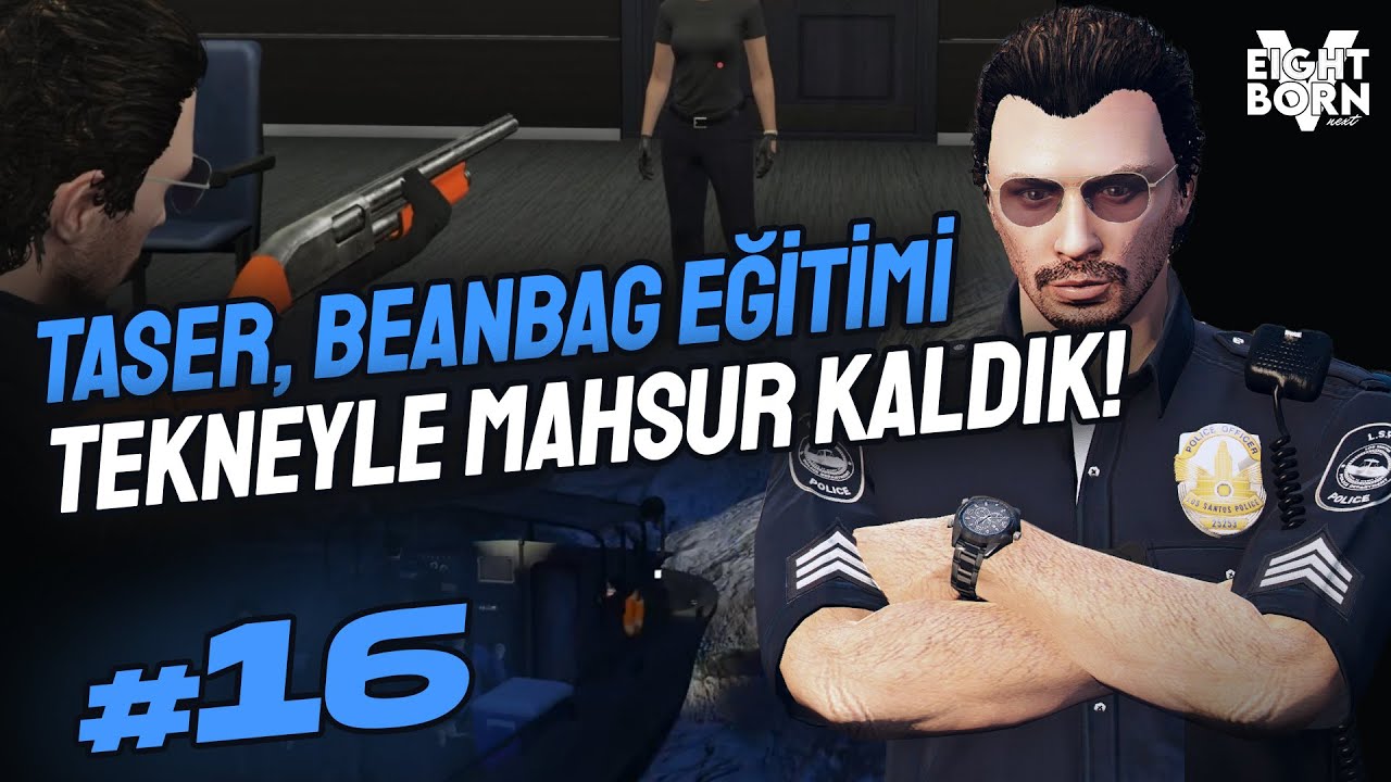 UYGULAMALI EĞİTİM, TEKNEYLE MAHSUR KALDIK - EightbornV - LSPD Günlükleri: Çavuş Harper (Bölüm 16)
