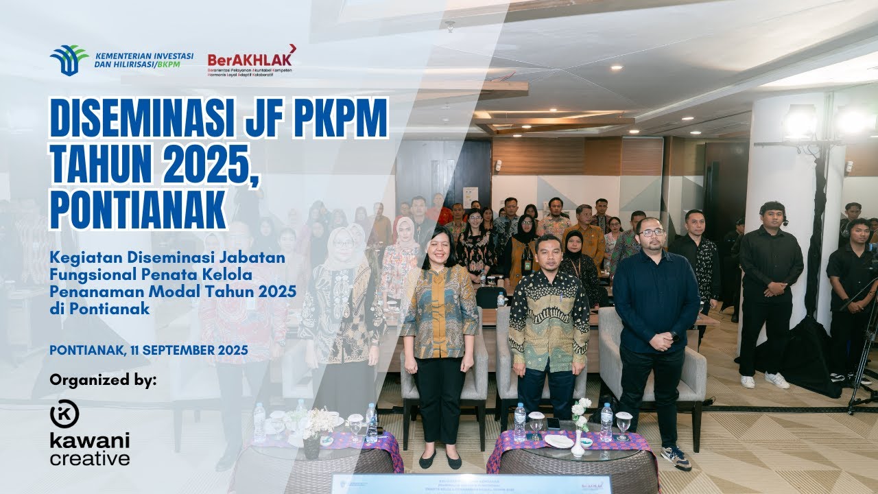 Kegiatan Diseminasi JF PKPM Tahun 2025 di Pontianak