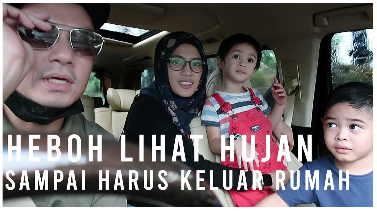 Rendra dan Malik Lihat Hujan, Heboh Banget Sampai Harus Keluar Rumah!