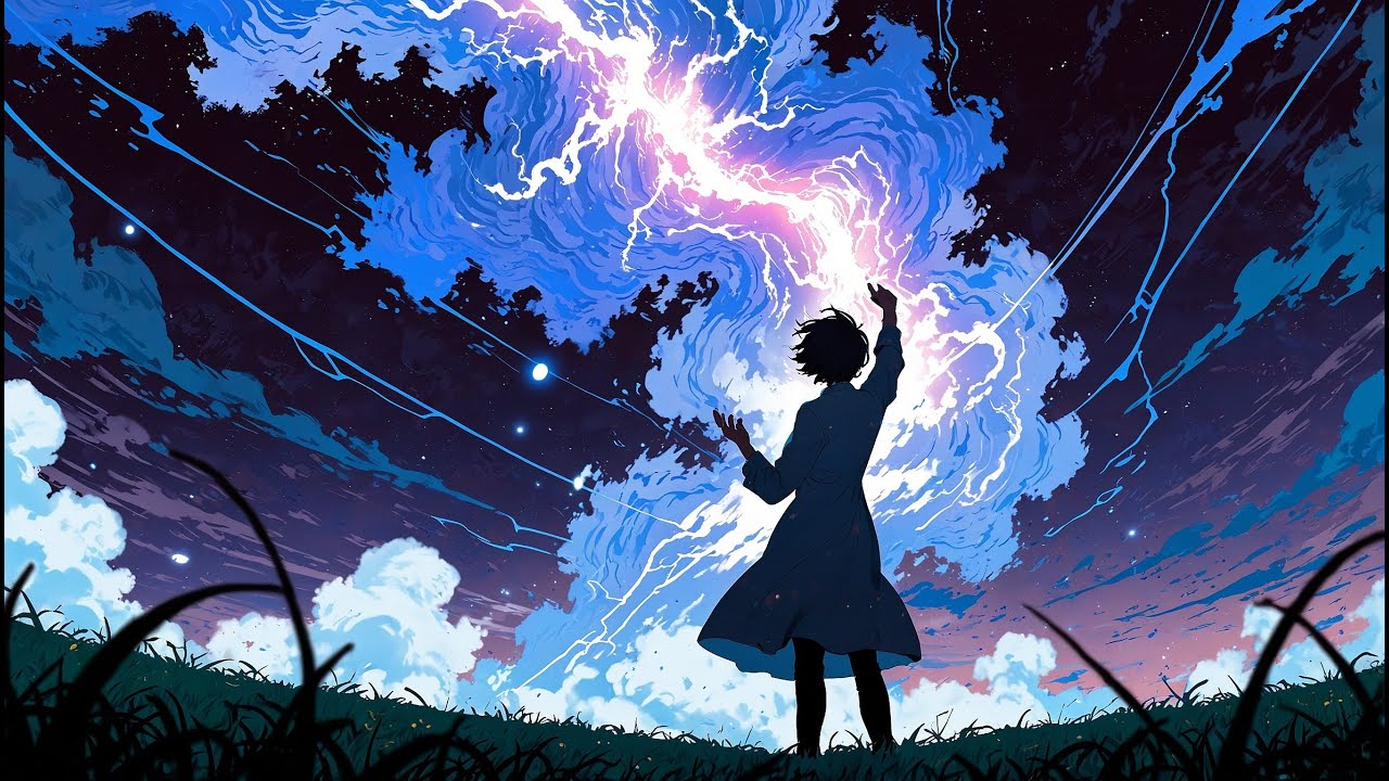 Realization's Lightning Strike | Powerful Strings: An Electrifying Concerto of Awakening