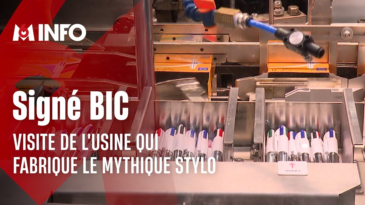 Les secrets de fabrication du stylo BIC, le pr&eacute;f&eacute;r&eacute; des Fran&ccedil;ais