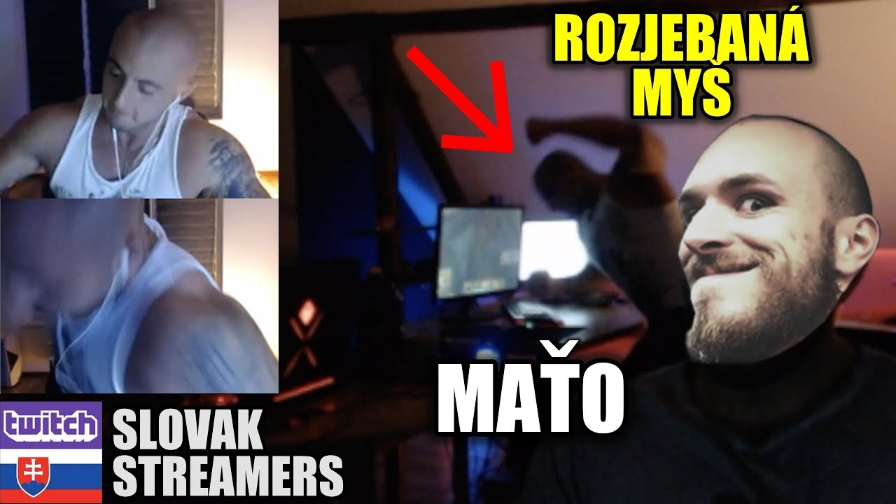 Restt a Maťo - Maťo rozjebal my&scaron; u Restta v izbe pri League of Legends