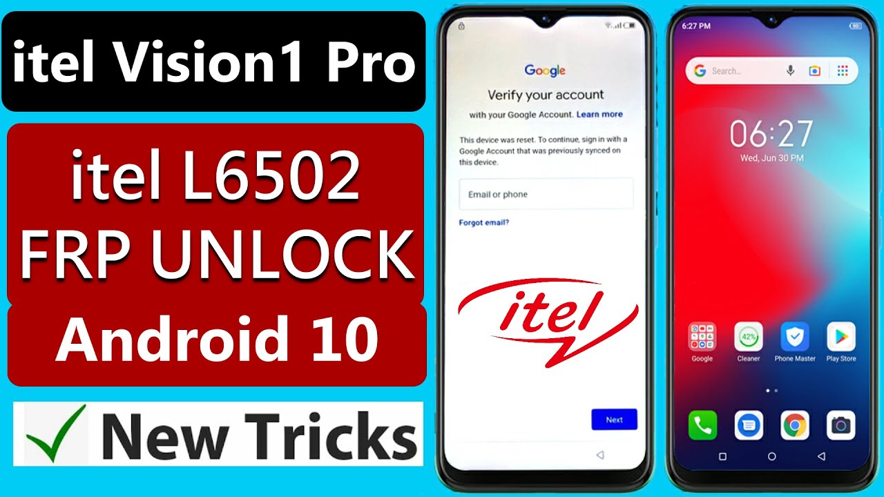 itel Vision 1 Pro Frp Bypass New Method 2022 | itel L6502 FRP/Google Account Remove Without PC