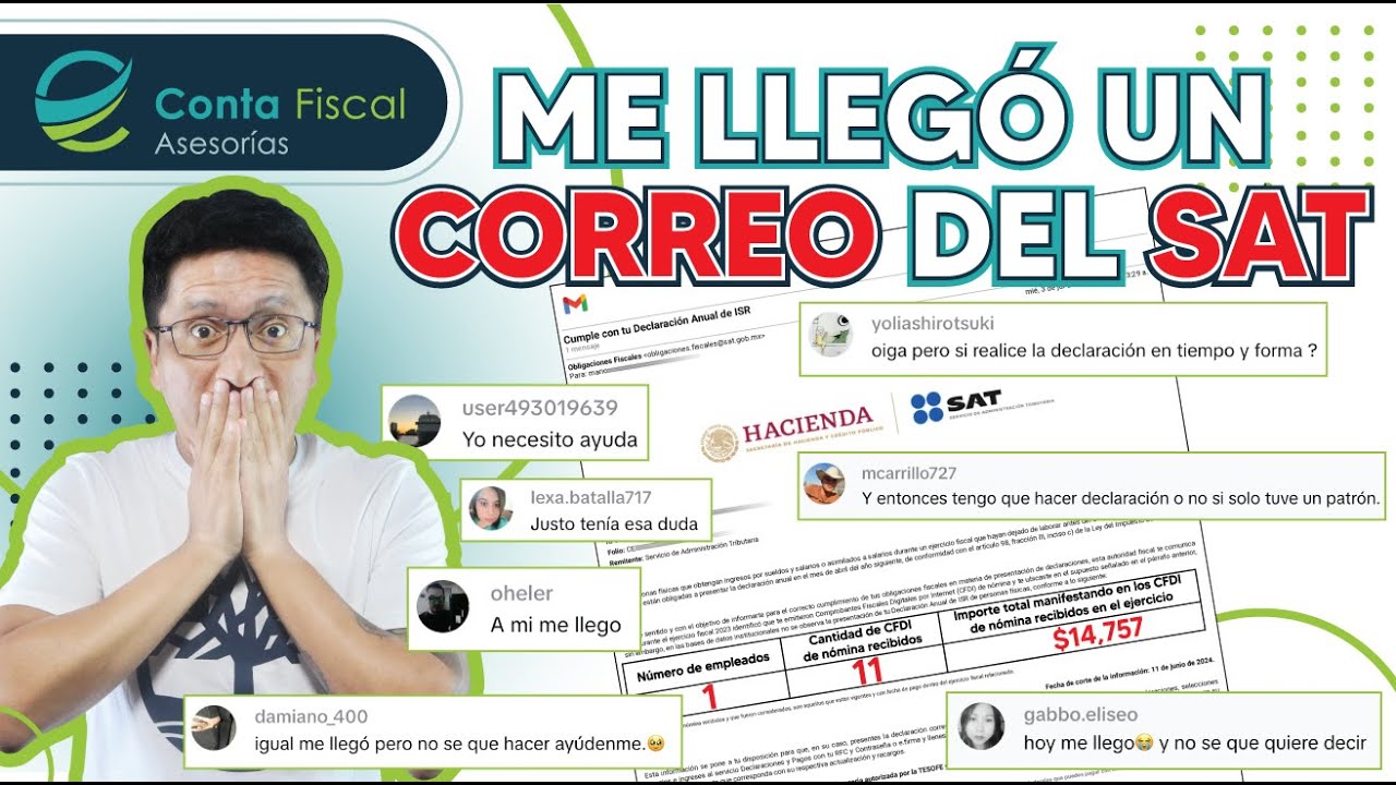 🔥ME LLEGÓ UN CORREO DEL SAT EMPLEADOS🔥 ¿QUÉ HAGO?