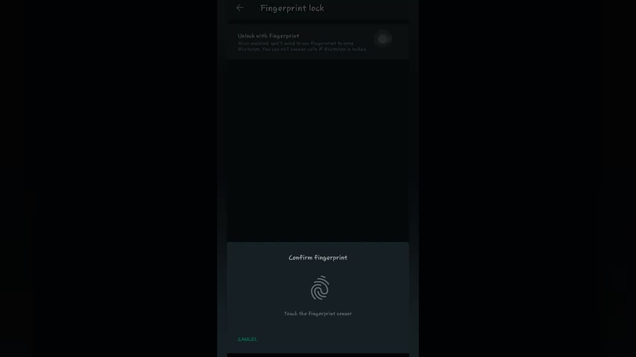 WhatsApp Fingerprint Tricks... #pearltech #tamil #tricks #whatsapp #shorts