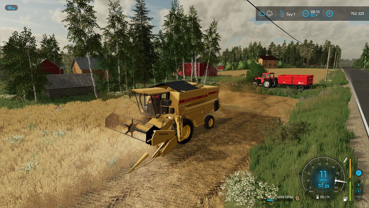 Farming Simulator 22 – Koskenkylä #4 | Vehnän puintia