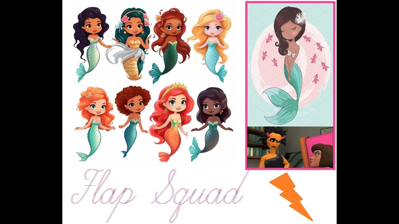 FLAP SQUAD (Хэллоуин) Призрачная русалка