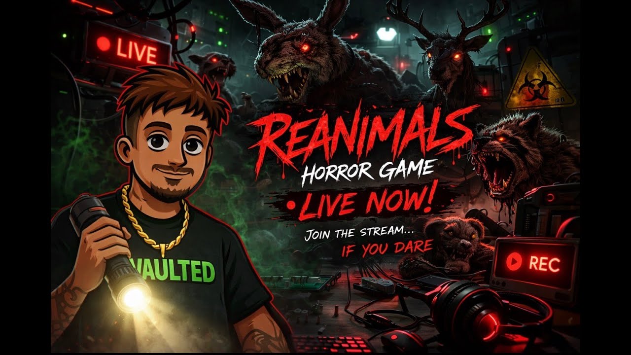 REANIMALS! NEW HORROR GAME!! Super scary i'm shivering!