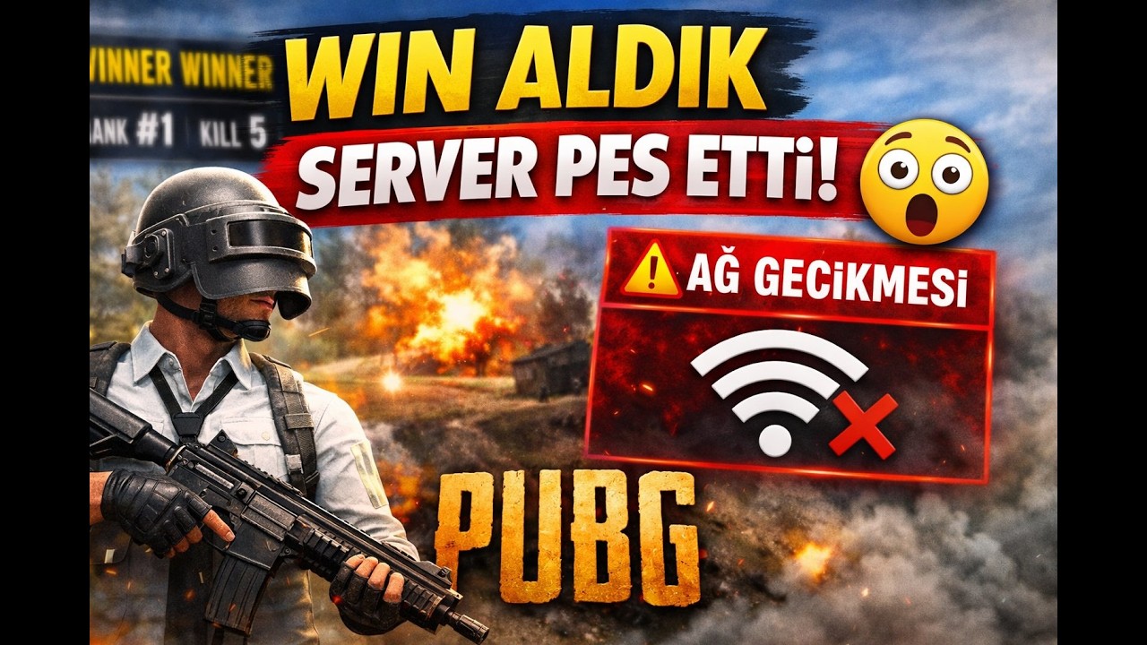 WIN Aldık, Server Pes Etti 😄 - PUBG