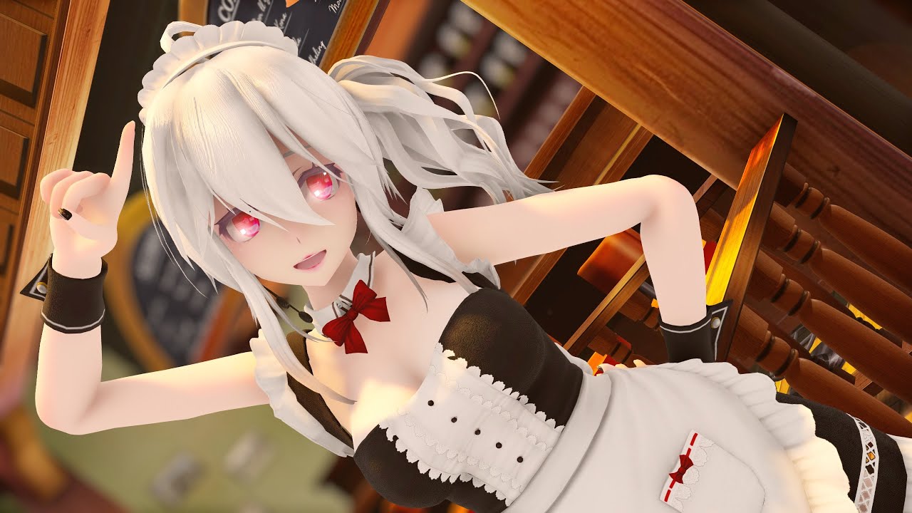 【MMD】恋愛カフェテリア-Haku【4KUHD】