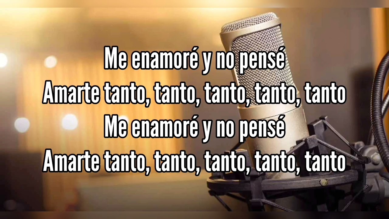 ahora te vas , me enamoré ,me vas a extrañar ,pero te vas a arrepentir ,pega la vuelta - pista