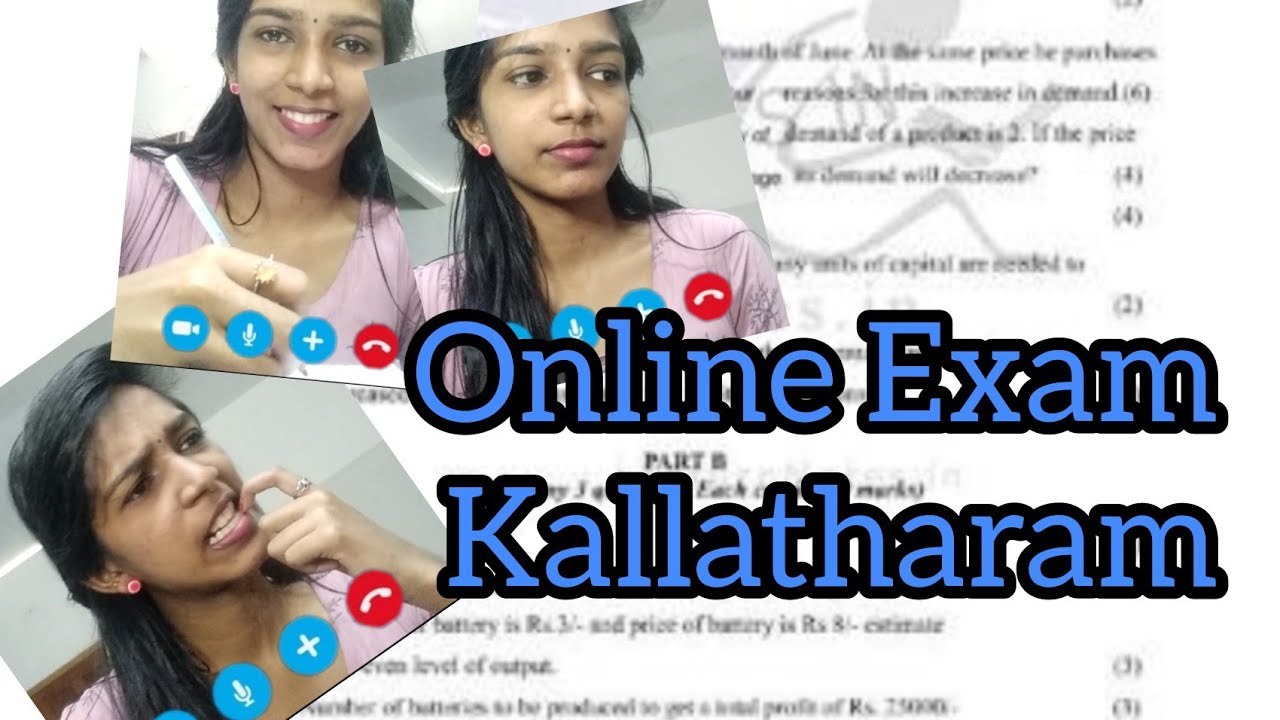 Online Exam Kallatharam || Funny Video | Online written exam aparatha|