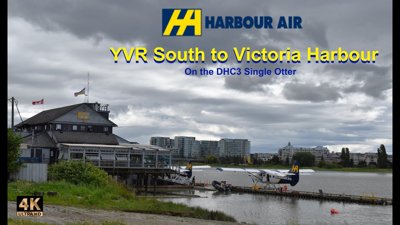 YVR South до Виктории с Harbour Air — 4K