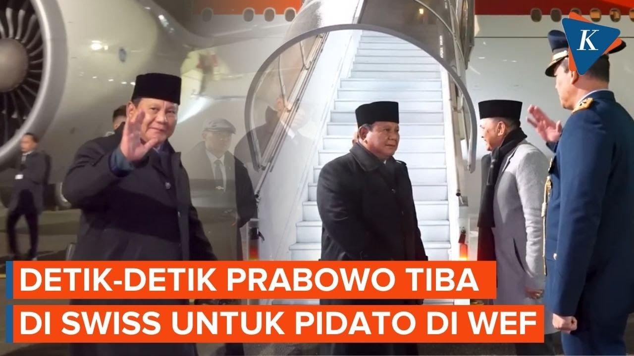 Cuaca Dingin Sambut Prabowo di Swiss untuk Pidato di Forum Ekonomi Dunia