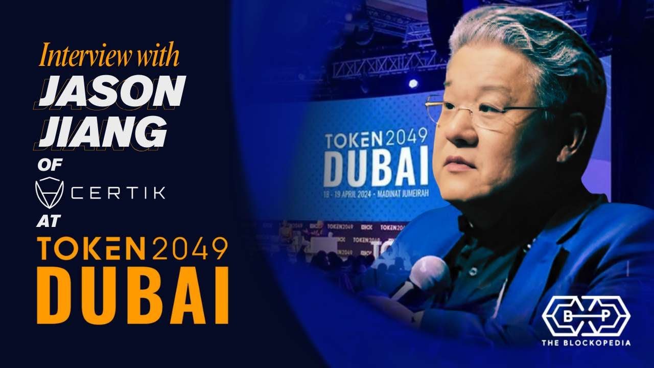 Chief Business Officer of CertiK at Token 2049 | Interview with Jason Jiang