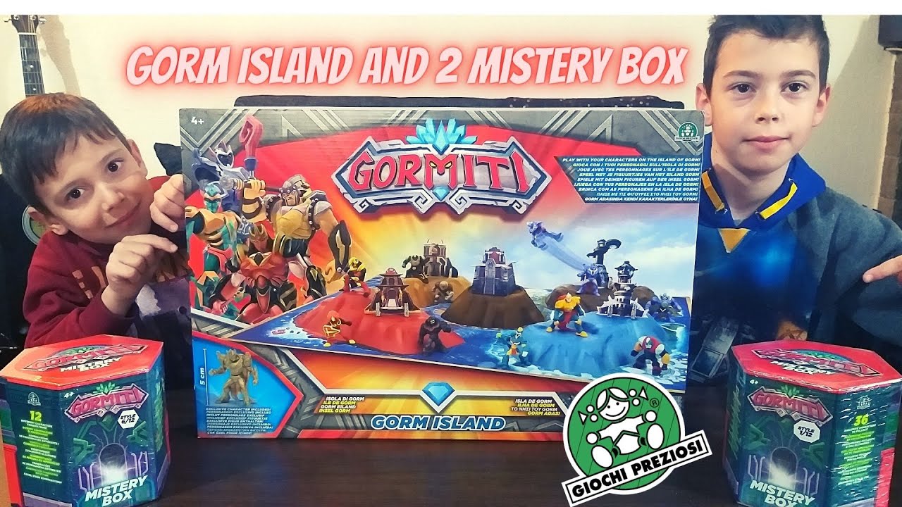 Ανοίγουμε το απίθανο Gormiti Island και 2 Mistery Box απο την Giochi Preziosi