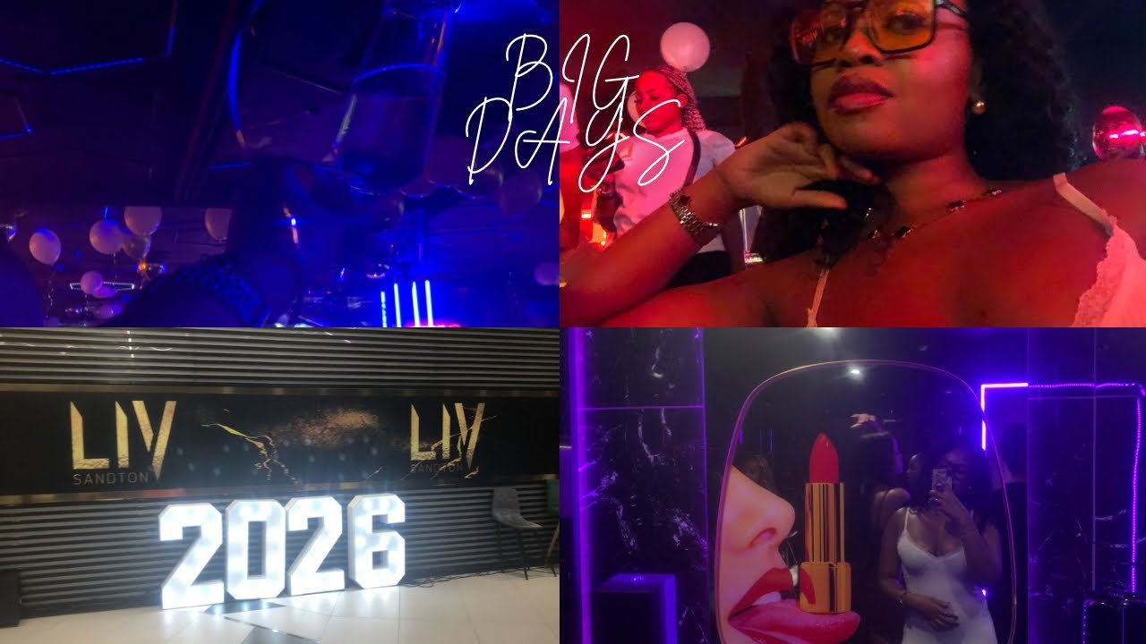 Big days 🥂| NYE at Liv: Bigger in Sandton #sayoutuber 
