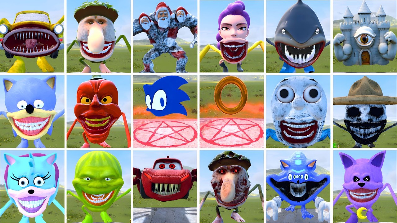 WHICH NEW ALL ITALIAN AI BRAINROT MEMES TAPES VS SHIN SONIC TAPES IS THE STRONGEST in Garry's Mod