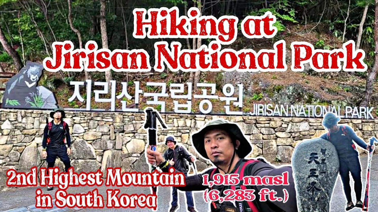 Hiking at Jirisan National Park (Mt. Jiri) 지리사 1,915 masl (6,283 ft.)