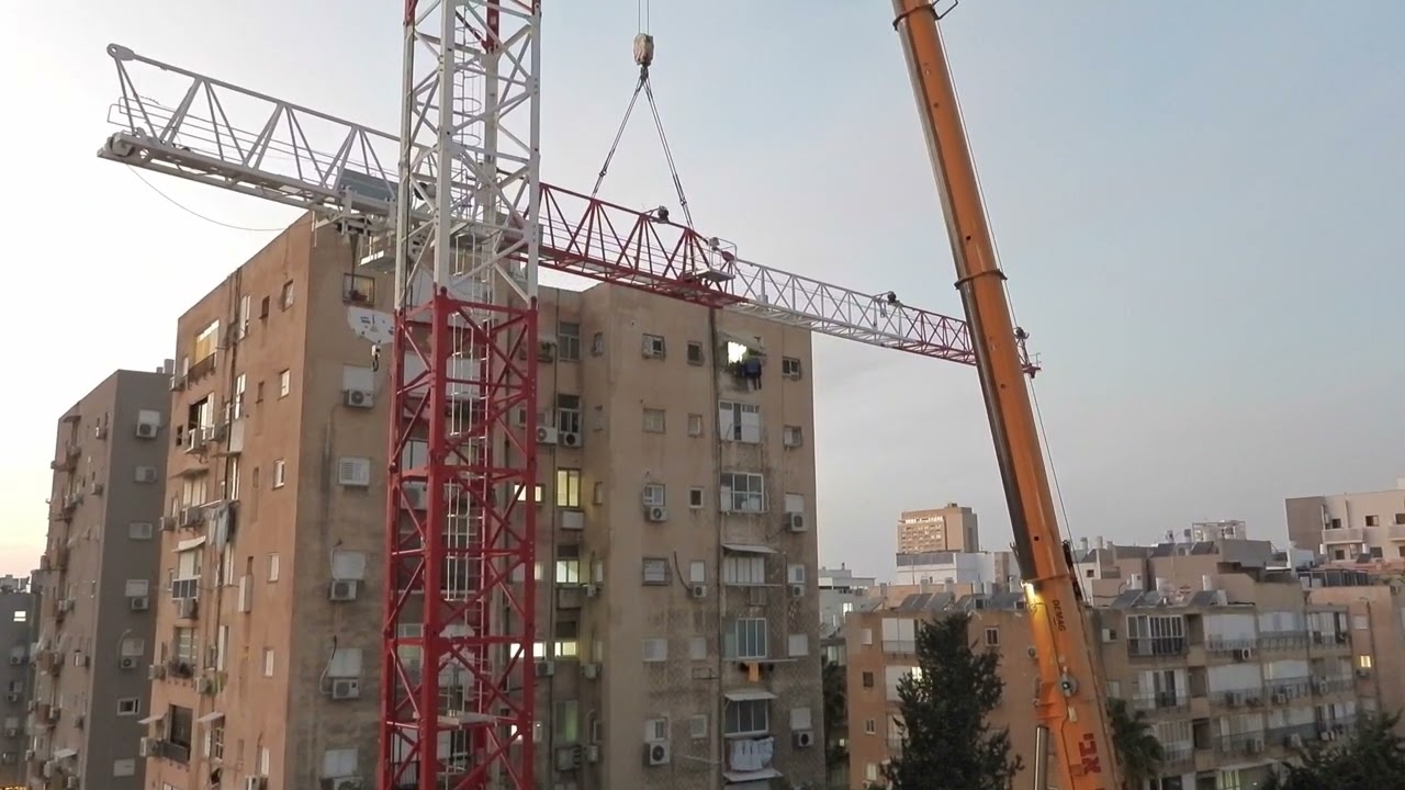 התקנת העגורן. 3