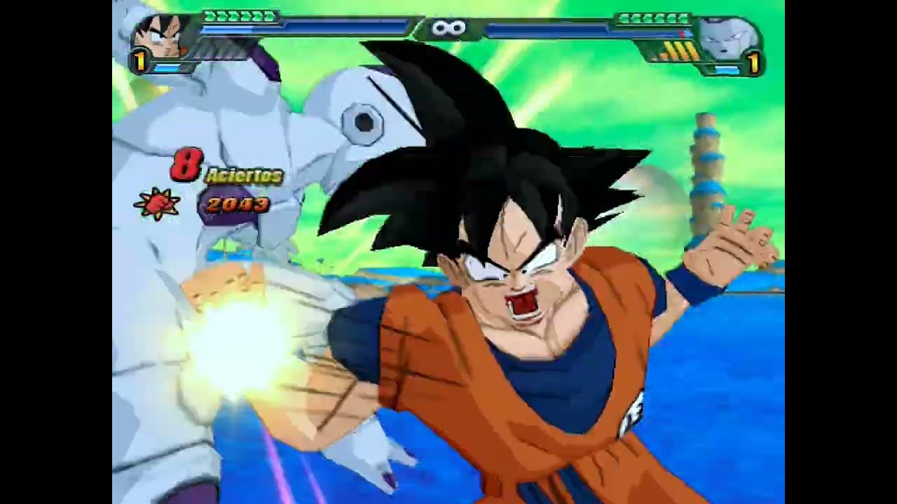 Goku vs Freezer con mas voces RIFE x2  (60FPS)