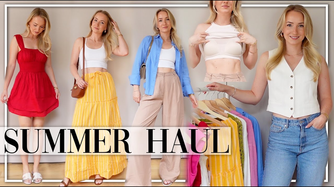 XXL Summer Fashion Haul - ASOS, H&M, Stradivarius, Hollister usw