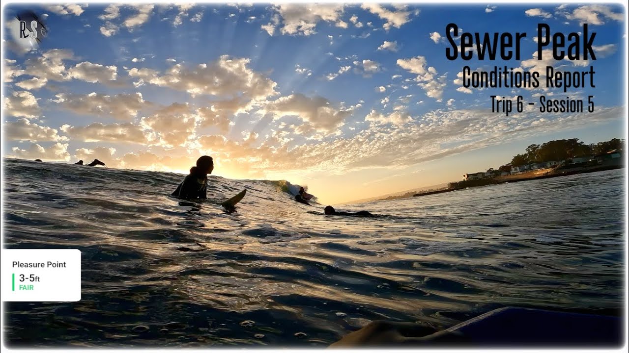Beautiful Sunset Playground at Sewers, Pleasure Point