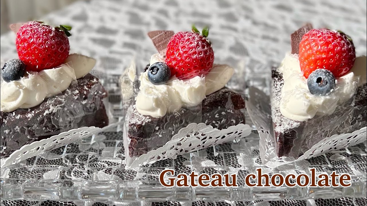 【簡単で可愛い】ガトーショコラの作り方🍫バレンタインに♡gateau chocolate
