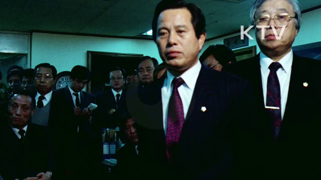 대한뉴스 제 1785호-3당 합당 합동 기자회견