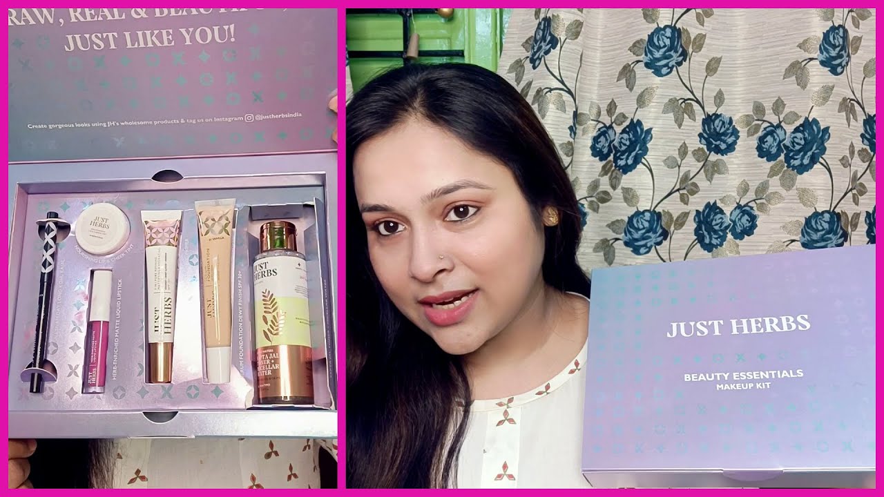 Just Herbs Makeup essential kit /Review & demo