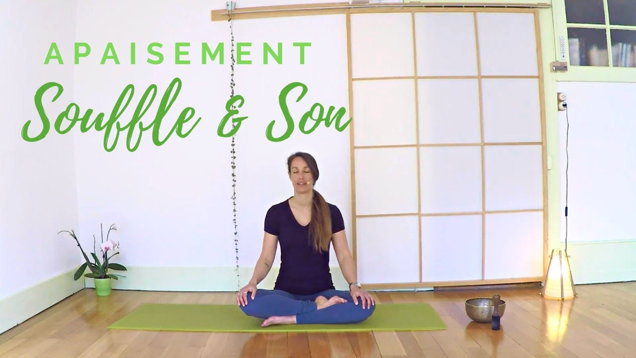 Exercice de respiration 5'-- Brahmari Pranayama (respiration du bourdon )