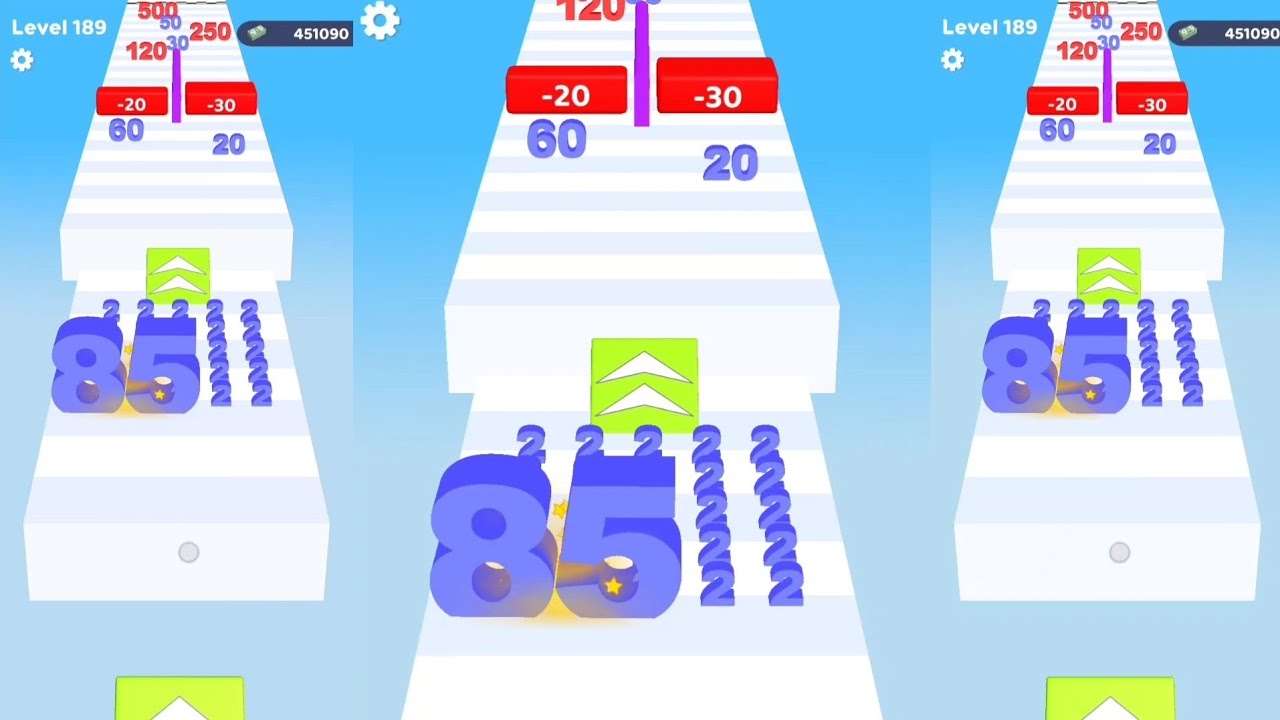 Number Rush 2048 Challenge android ASMR walkthrough run gameplay