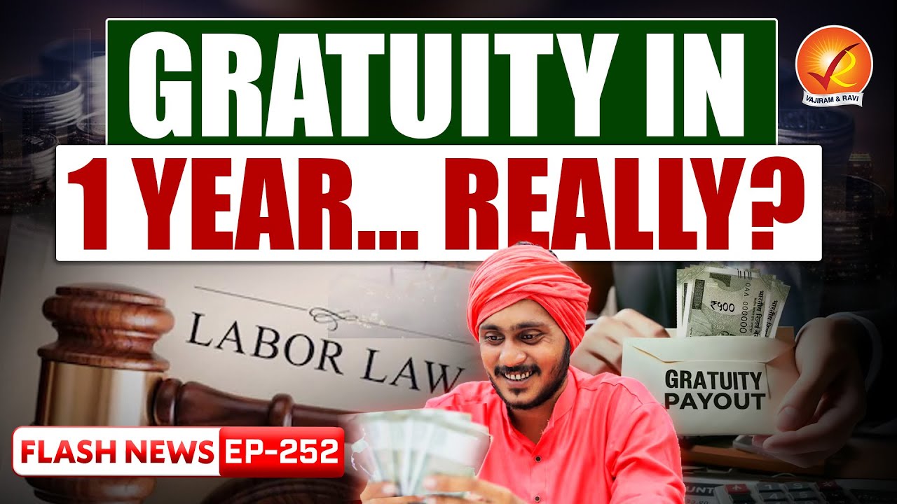 New Labour Code Explained: Why Gratuity Will Now Come After Just 1 Year