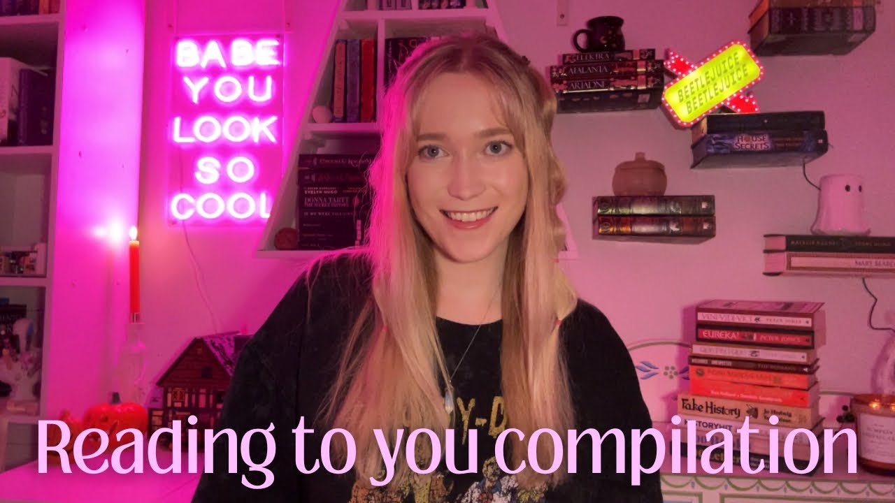 Reading to you ASMR with music