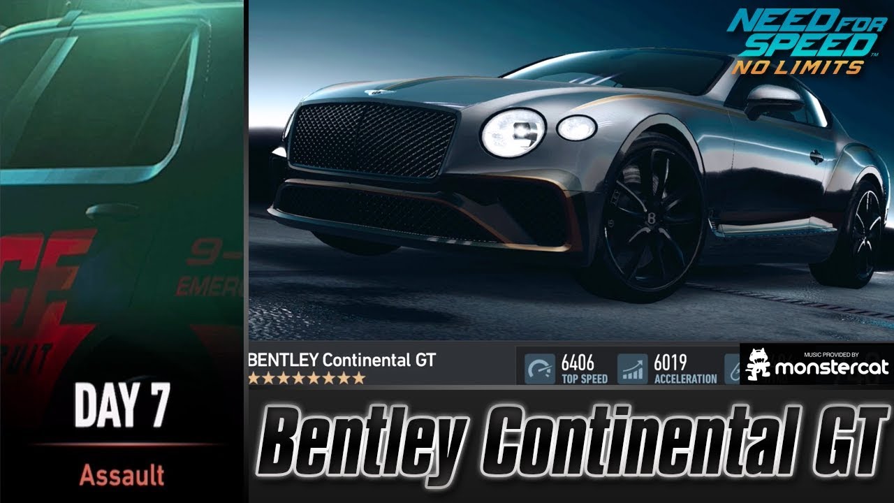 Need For Speed No Limits: Bentley Continental GT | Brute Force (Day 7 - Assault)