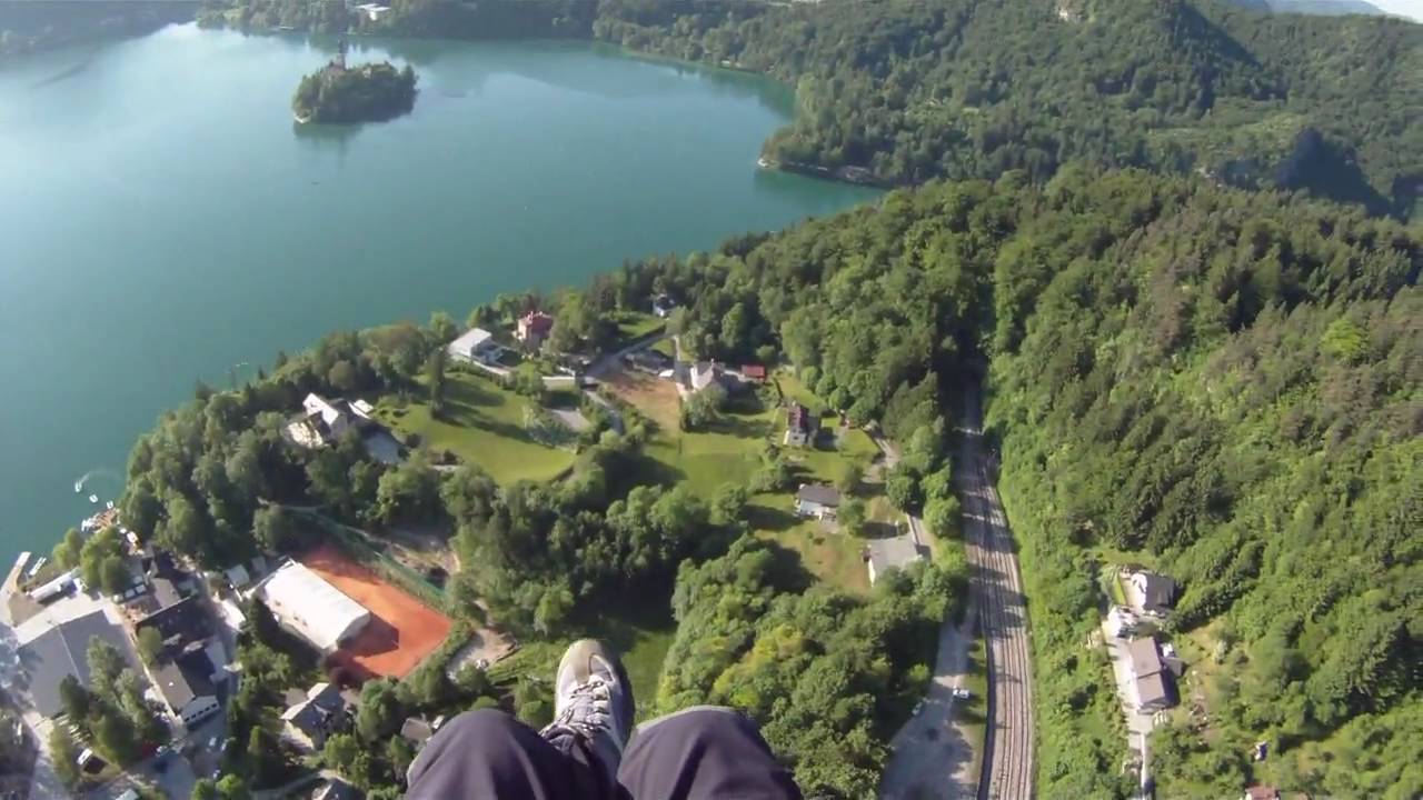 Paragliding from Stol Mountain via Bled