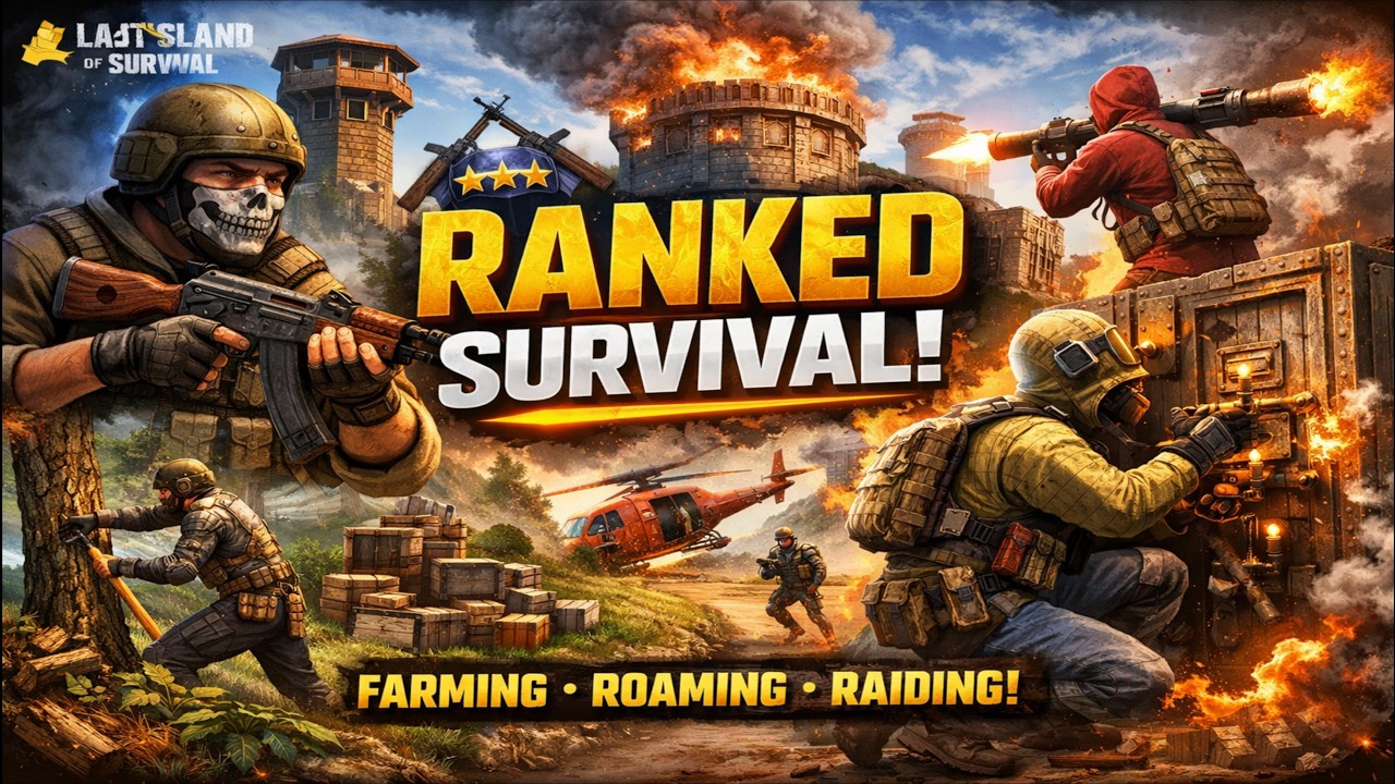 LAST ISLAND OF SURVIVAL LIVE: Rank Server Dominance! 🏹 Raiding & Roaming