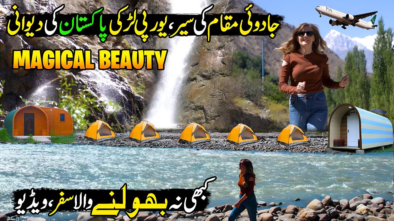 Exploring Upper Chitral with Polish Girl 🌿 | Stunning Avi Waterfall and Mesmerizing Landscapes