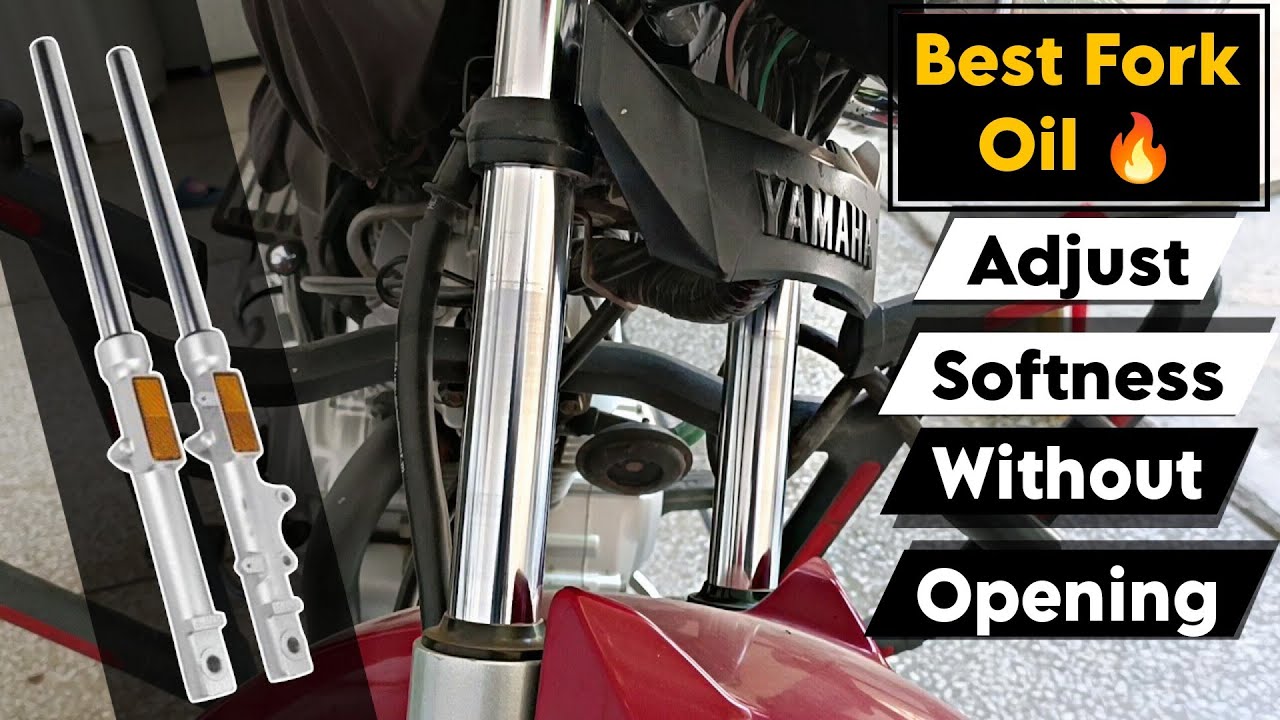 How To Adjust Softness Of Front Forks Of A Motorcycle without Dismantling | Best Oil For Front Forks