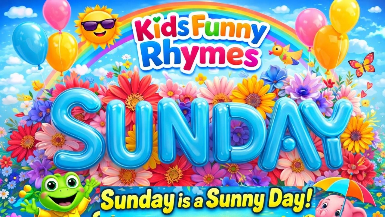 Weeks Names | #youtube #youtubekids #babysongs |   @KidsFunnyRhymes7 |  #nurseryrhymes