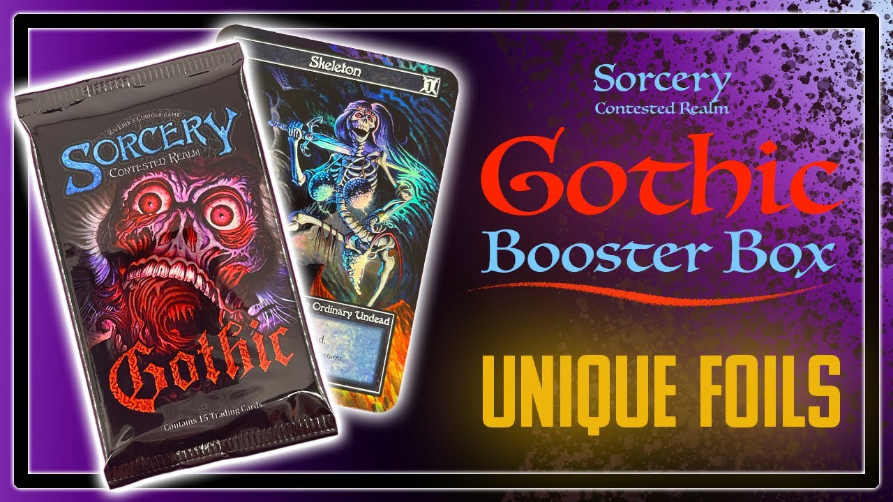 Opening - Sorcery: Contest Realm - Gothic Booster Box Unboxing